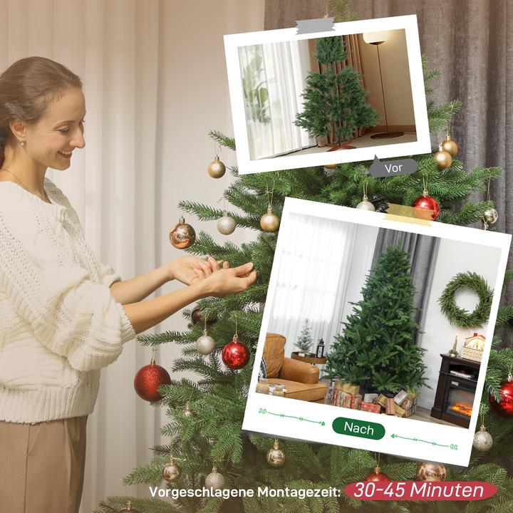 Actual product image Homcom Weihnachtsbaum Kunststoff (210 cm)