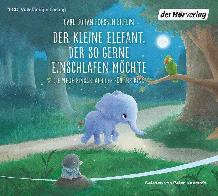 Actual product image The little elephant who wants so much to fall asleep (Carl-Johan Forssén Ehrlin, Greta Gold, Peter fights, German)