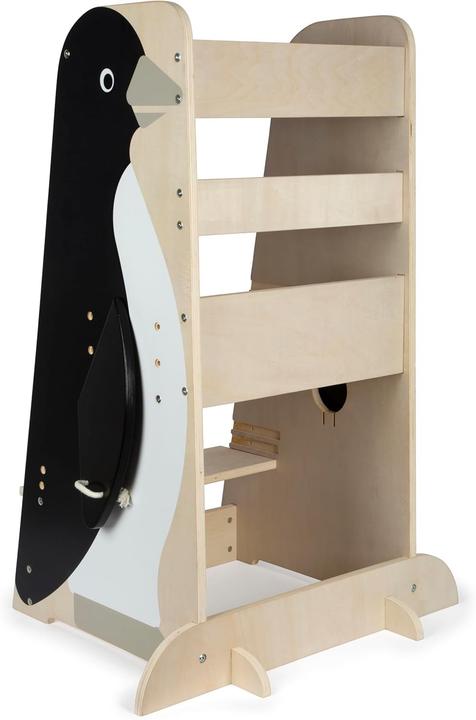 Actual product image small foot Penguin Learning Tower "Wildlife" (64 x 53 x 92 cm)