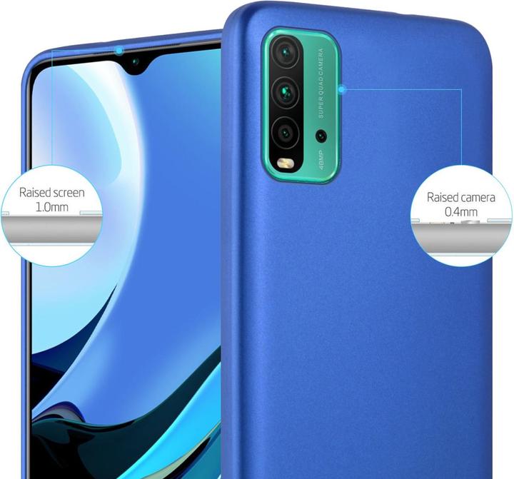 Actual product image Cadorabo TPU Matt Metallic Sleeve (Xiaomi Redmi 9T, Xiaomi Poco M3)