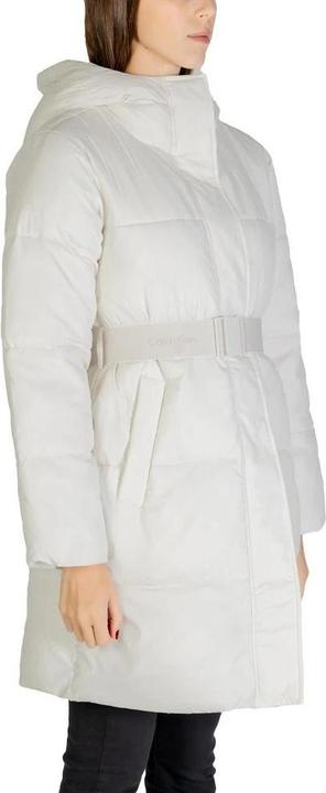 Actual product image Calvin Klein Logo Belt Long Puffer Jacket (M)