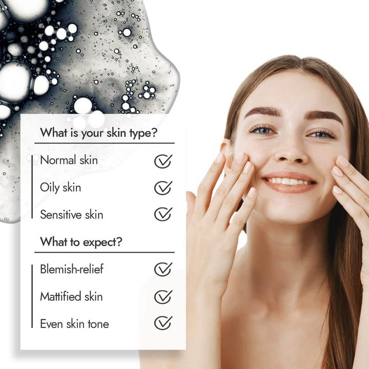 Produktbild Skincyclopedia Face Serum Charcoal 5% AHA + PHA Complex (30 ml)