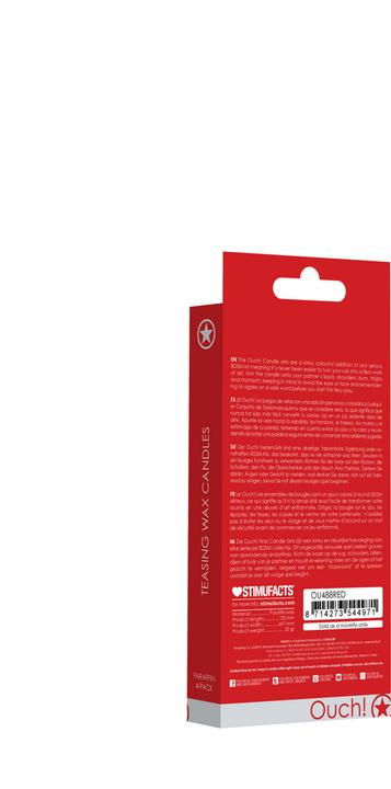Produktbild Ouch! Teasing Wax Candles - Parafin - 4-pack