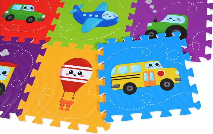 Immagine prodotto Knorrtoys Puzzlematte - „Fahrzeuge“/9-tlg./30 cm (86 x 86 cm)