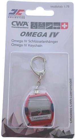 Immagine prodotto Jägerndorfer Portachiavi rosso Scuol Engadin Omega-IV, in metallo
