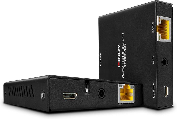 Lindy 50m Cat.6 HDMI 18G & IR Extender with PoC & Loop Out