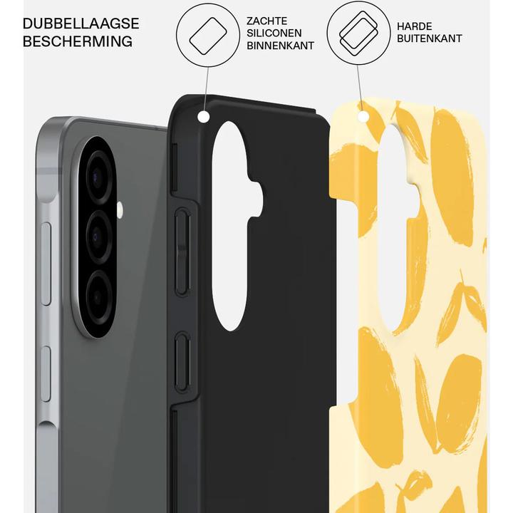 Actual product image Burga Tough Case Samsung Galaxy A57 - Lemon Tart (Samsung Galaxy A57)