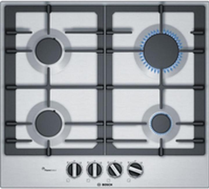 Produktbild Bosch Hausgeräte Serie 6 PCP6A5B90 Kochfeld, Edelstahl Integriert Gaskochfeld 4 Zone(n)