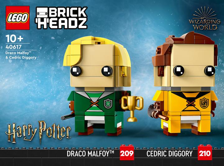 Productafbeelding LEGO BrickHeadz - Draco Malfoy & Carlo Kannewasser (40617, LEGO Brickheadz)