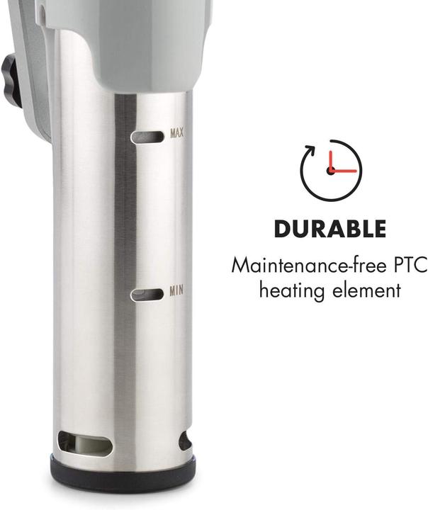 Produktbild Klarstein Quickstick Sous Vide Garer Flex Silberfarben