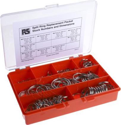Immagine prodotto RS PRO Kit anelli elastici in acciaio