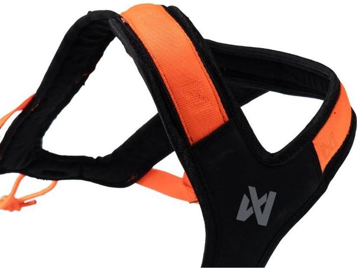 Actual product image Non-Stop Dogwear Non-Stop - Harness Rush - Black/Orange - 7 (7, Dog, Dog sport)