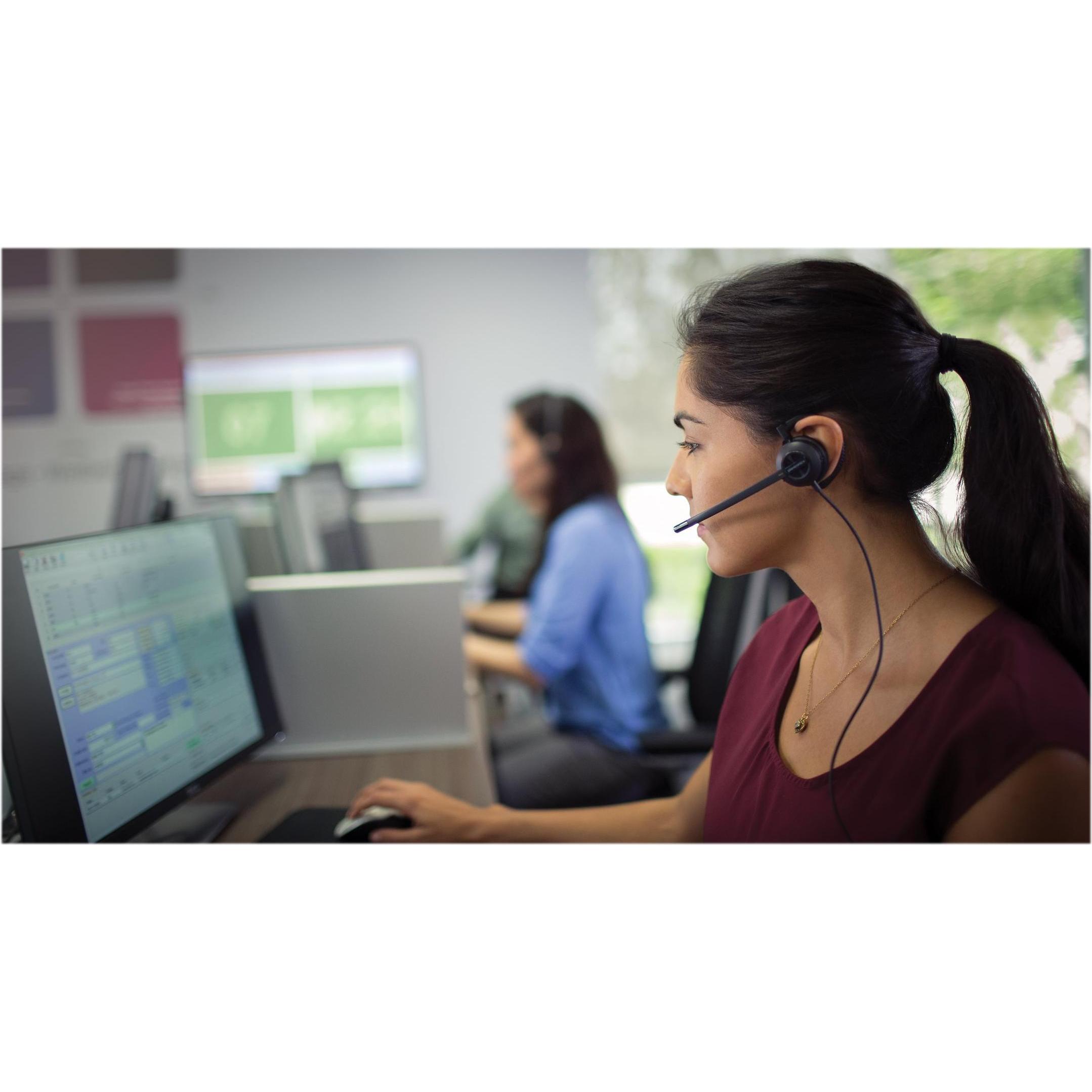 Thumbnail - Poly EncorePRO HW530D (DA90 nicht im Lieferumfang enthalten) (Kabelgebunden, USB-A), Office Headset, Schwarz