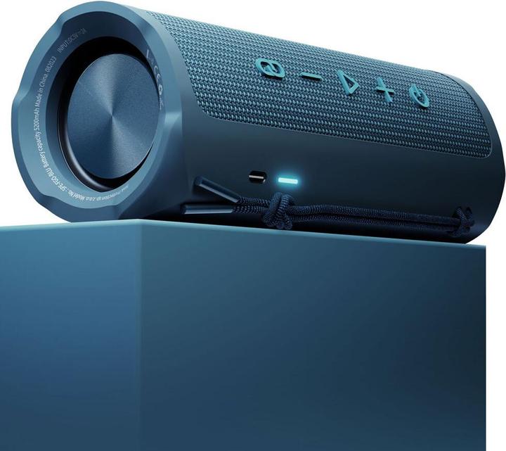 Actual product image 3MK Fuego głośnik bezprzewodowy 30W Bluetooth 5.3 TWS IPX7 niebieski/blue (12 h, Electrical connection)