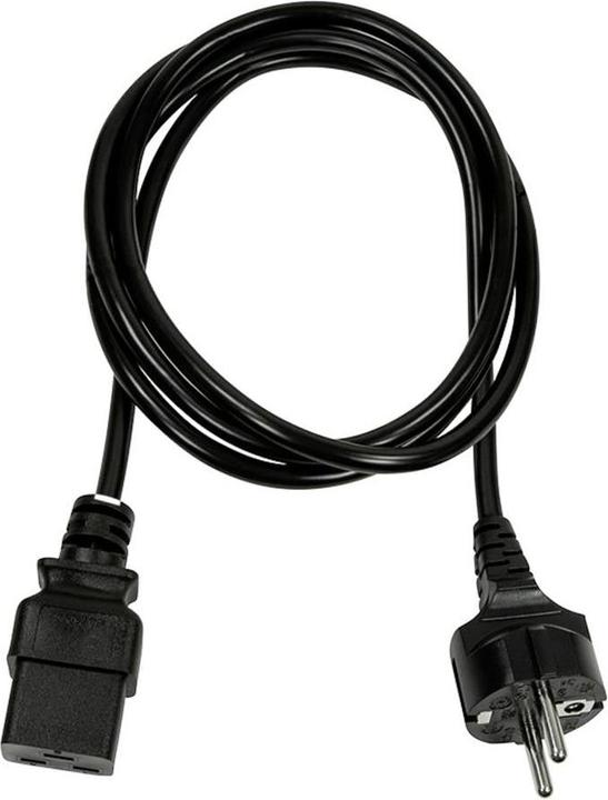 Image du produit LogiLink Cordon d'alimentation CEE 7/7-IEC C19 noir 1.80m (1.80 m)