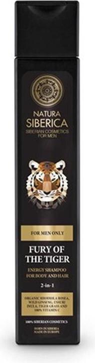 Actual product image Natura Siberica Fury Of The Tiger Shampoo (250 ml, Liquid shampoo)