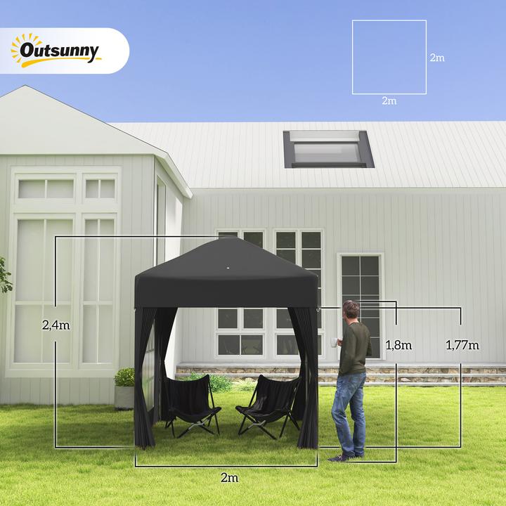 Actual product image Outsunny Folding pavilion (200 cm, 200 cm)