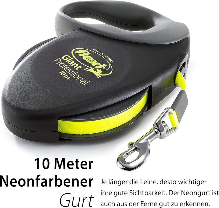 Actual product image Flexi Roll-Leine für grosse Hunde, 10 m (bis 50 kg) (10, Dog, General)