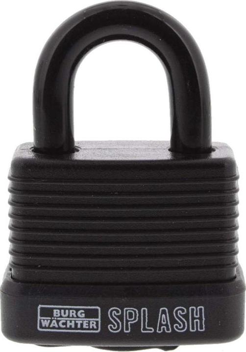 Actual product image Burg Wächter Cylinder padlock Splash 470 45 Black SB