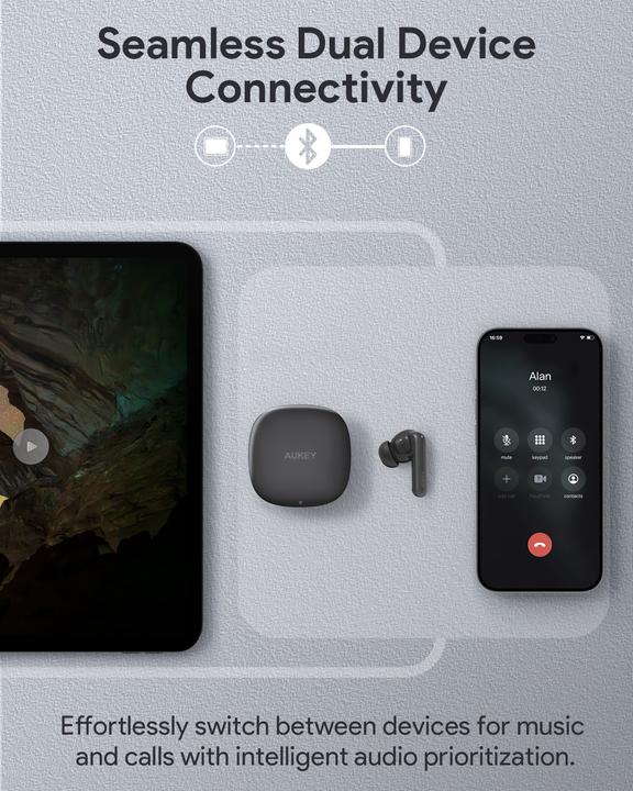 Produktbild Aukey MOVE - Earbuds (ANC, 30 h, Kabellos)