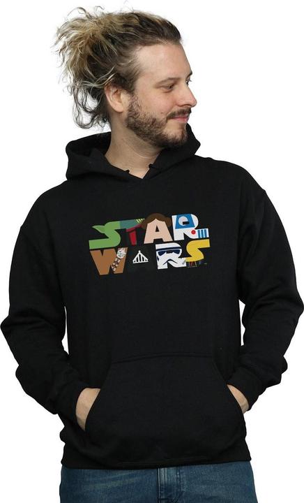 Image du produit Star Wars - Sweat à capuche CHARACTER LOGO - Homme (M)
