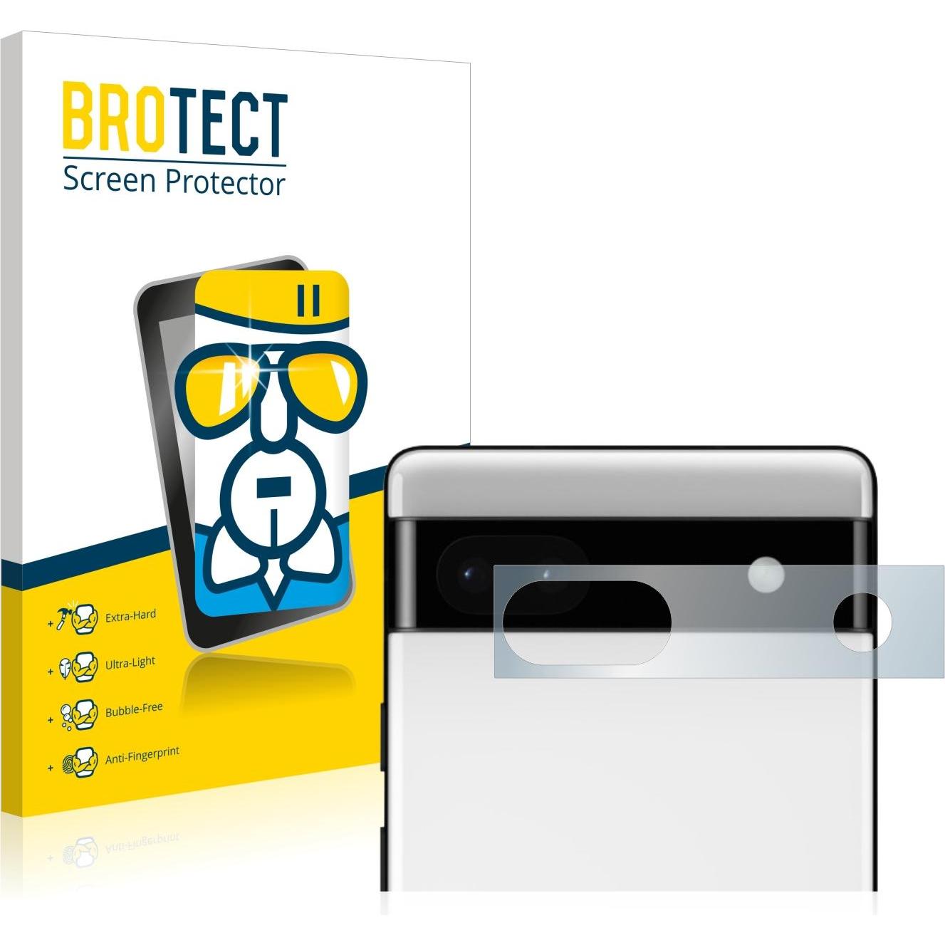 BROTECT AirGlass Panzerglasfolie (1 Stück, Google Pixel 6a), Smartphone Schutzfolie, Transparent