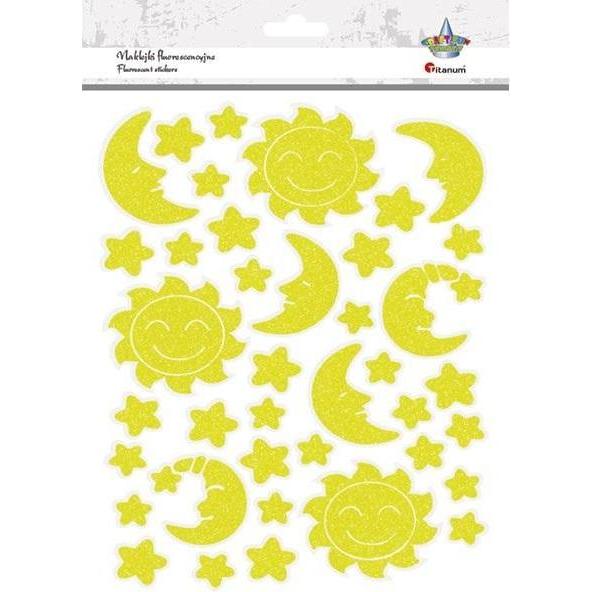 Titanum, Sticker, Im Dunkeln leuchtende Aufkleber 39 Stk.