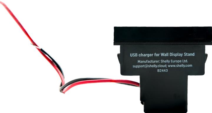 Produktbild Shelly USB charger for Wall Display Stand Black