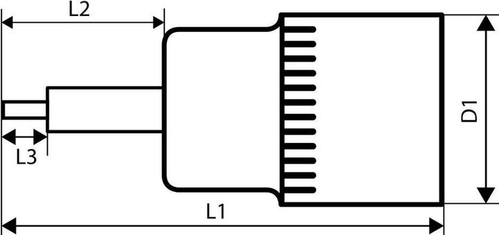 Actual product image Gedore IN 19 screwdriver bit socket hexagon socket (9 mm)