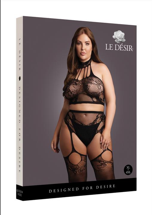 Actual product image Le Désir 2 Pc with Halter Tneck and Pantie with Att St - OSX