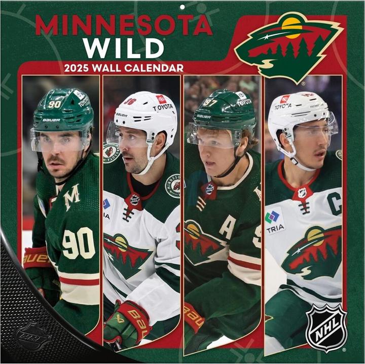 Actual product image NHL - Minnesota Wild - 30.5 x 30.5 cm team wall calendar 2025 (30.5 x 30.5 cm)
