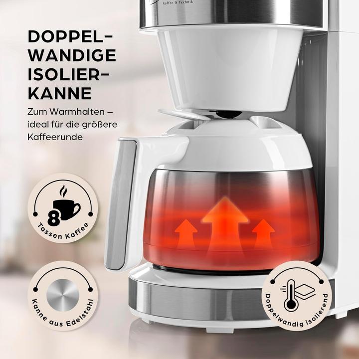 Actual product image Barista Kaffee & Technik Coffee Maker with Digital Touch Display, Grinder, and Thermal Carafe