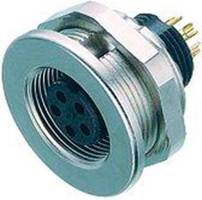 Actual product image Schubiger Series 712 5 pole M9 female panel mount
