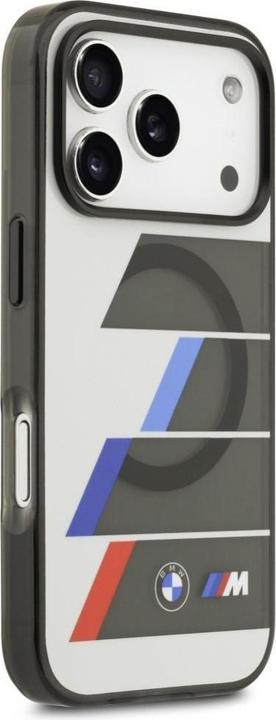 Immagine prodotto BMW M IML Metal Buttons Tricolor Lines MagSafe Case for iPhone 17 Pro Anthracite (Apple iPhone 17 Pro)