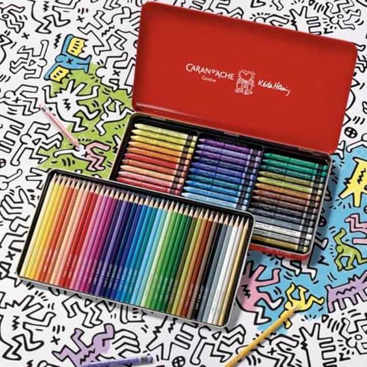 Produktbild Caran d'Ache Multiproduktset Keith Haring Sonderedition (82 x)