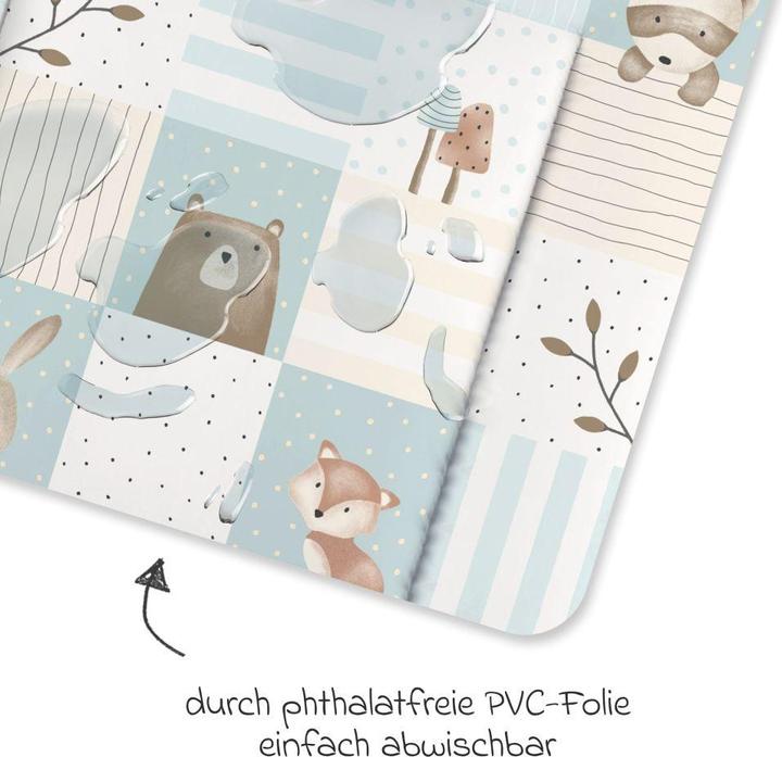 Actual product image Julius Zöllner Softy" changing mat, forest friends (75 x 85 cm)