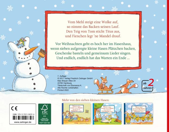 Actual product image Wenn sieben weihnachtliche Hasen fröhlich um die Tanne rasen