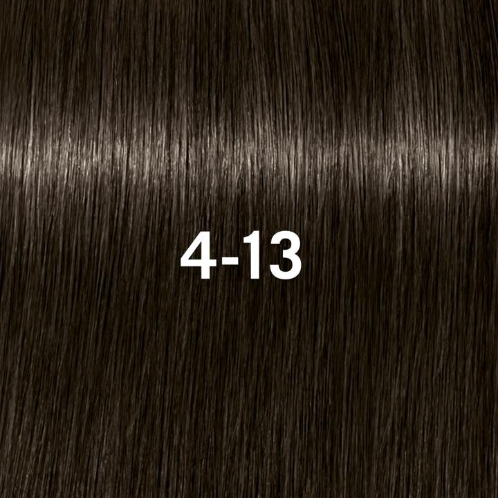 Actual product image Schwarzkopf Professional IGORA Vibrance Hair Tint NEW (4-13 Medium Brown Cendré Matt)