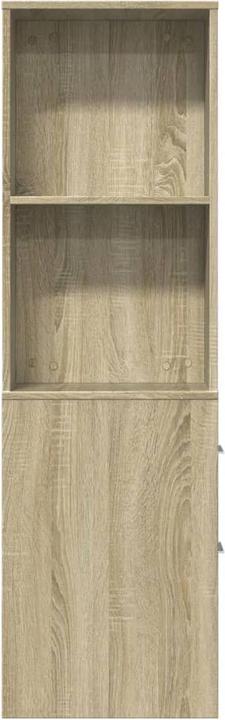 Image du produit vidaXL Armoire de salle de bain Étroite avec roulettes (22 x 41 x 135 cm)