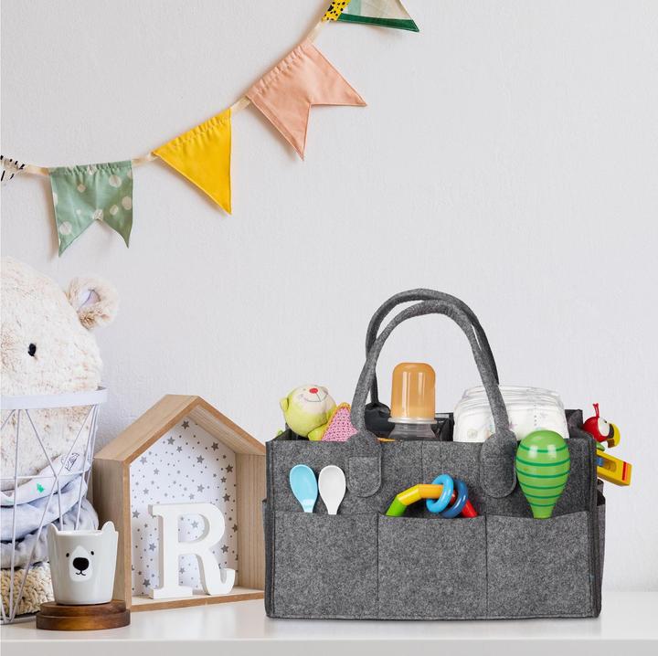 Produktbild Relaxdays Baby-Windel-Caddy (1 x, 33 x 23 x 34 cm)