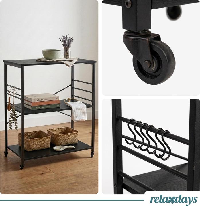 Produktbild Relaxdays Küchenrollwagen