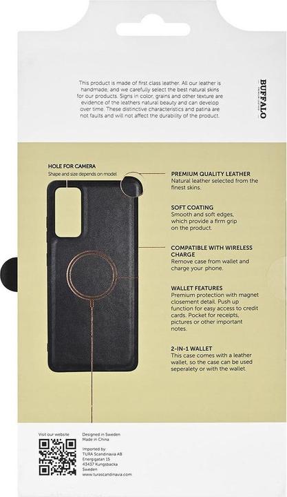 Produktbild Buffalo 2in1 Wallet Leather 3 card Samsung S25 5G (Samsung Galaxy A25 5G)