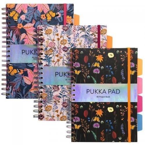 Actual product image Pukka Fun Pukka Bloom B5 Hardcover Organiserbook liniert 100 Blatt (B5, DIN B5, Lined, Hardcover)
