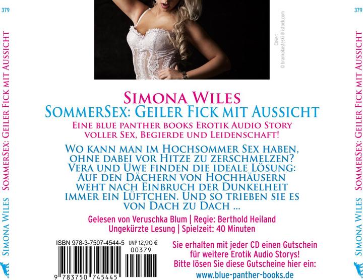 Image du produit Wiles:Sexe d'été : baise torride avec Aussic (Simona Wiles, Allemand)