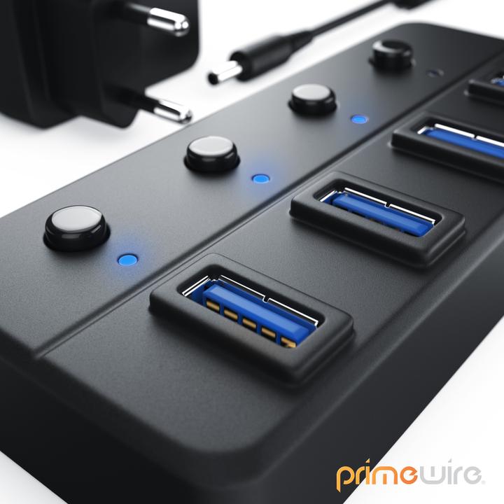 Actual product image Primewire 4 Port USB 3.0 Hub (4 ports)