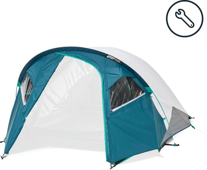 Produktbild Quechua Zeltplane Aussenzelt MH100 XL Fresh & Black (Tunnelzelt, 3 Personen)