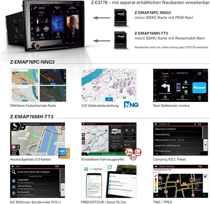Produktbild Zenec Z-E3776