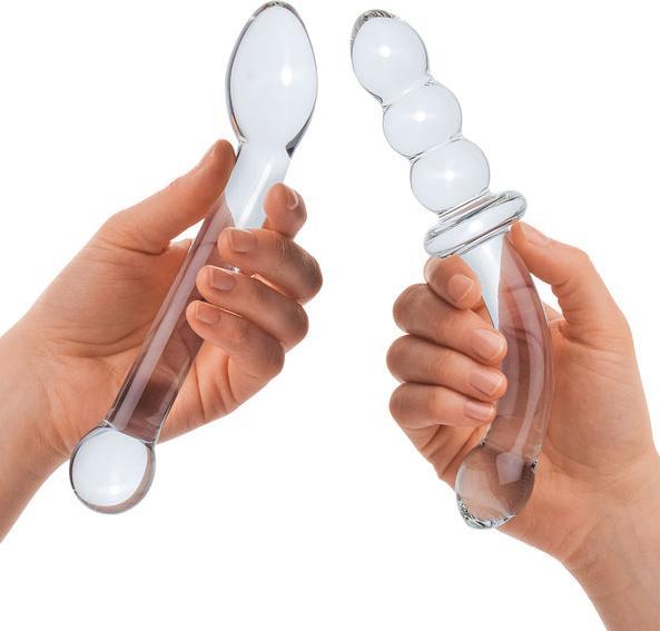 Produktbild Gläs G-Spot Pleasure Glass Dildo Set 2 pcs