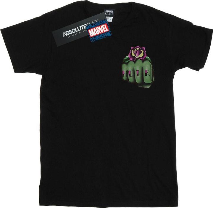 Produktbild Hulk Tattoo Fist Breast Print TShirt (XL)