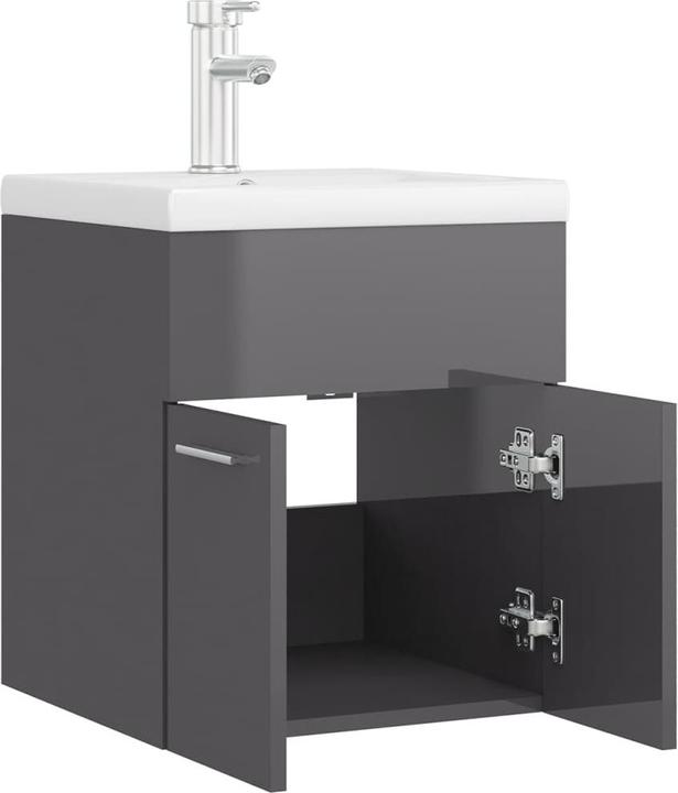 Produktbild vidaXL Waschbeckenunterschrank und Waschbecken